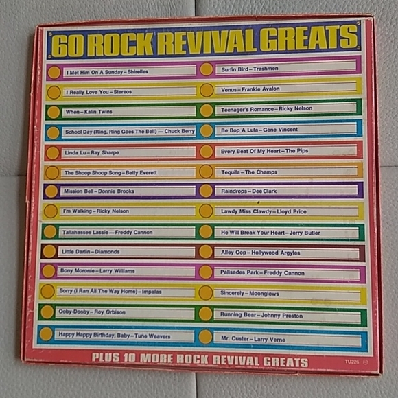 Various Artists, 60 Rock Revival Greats by the Original Stars - 4 LP's - Picture 2 of 10